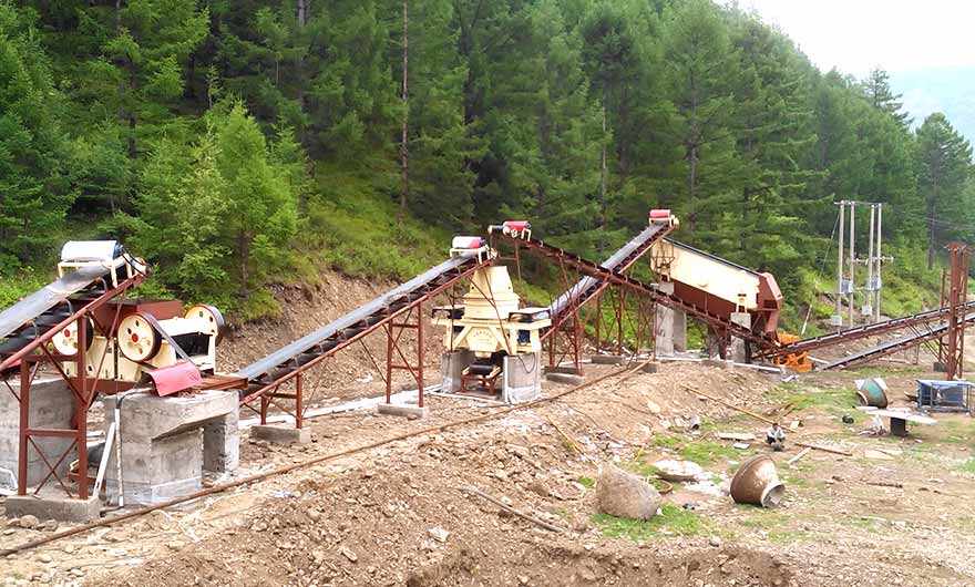 福建時(shí)產(chǎn)500噸花崗巖制砂生產(chǎn)線(xiàn)