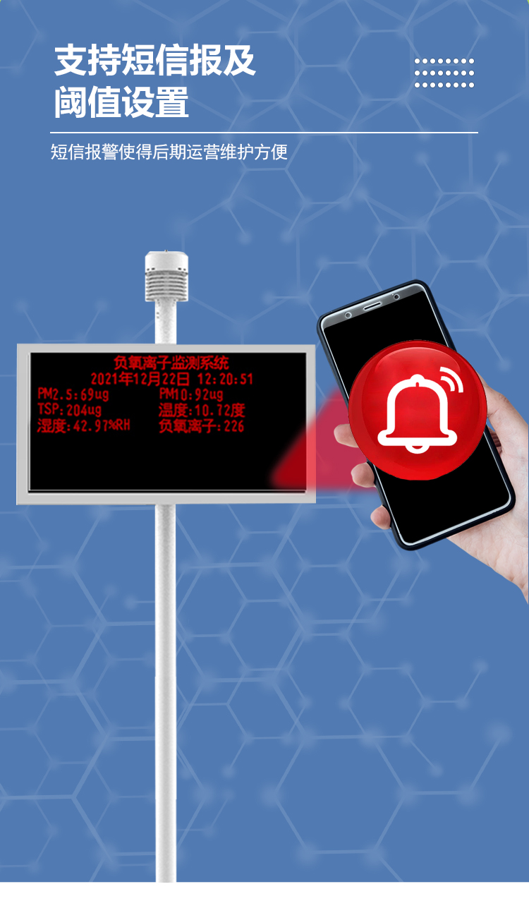 多功能負(fù)氧離子在線監(jiān)測站