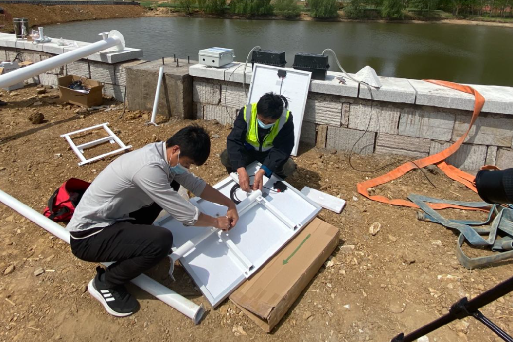 雷達(dá)水文監(jiān)測(cè)站安裝案例：日照河海水利