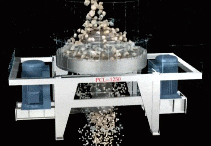 制砂機(jī)工作原理示意圖 制砂機(jī)工作原理示意圖