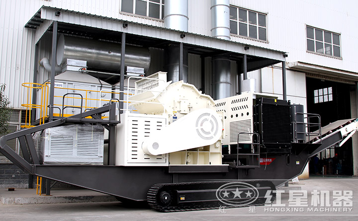 移動(dòng)破碎站設(shè)備實(shí)拍圖