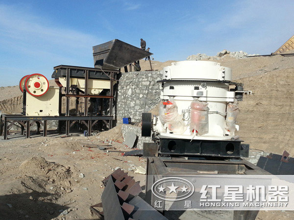 花崗巖石破碎生產(chǎn)線(xiàn)安裝