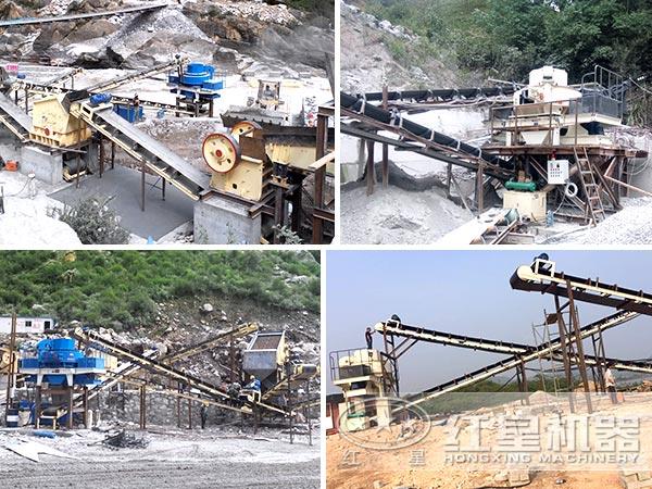環(huán)保型制砂機(jī)作業(yè)在湖南、山東等地