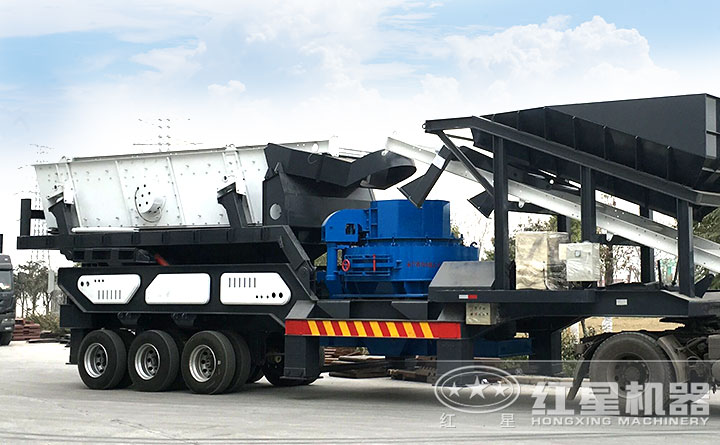 時產50噸小型移動制砂機發(fā)貨 時產50噸小型移動制砂機發(fā)貨