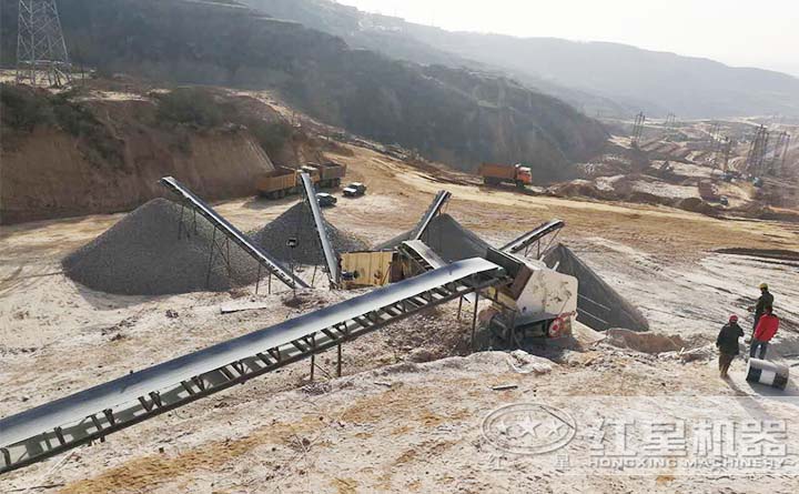 小型反擊碎石機(jī)客戶現(xiàn)場(chǎng)