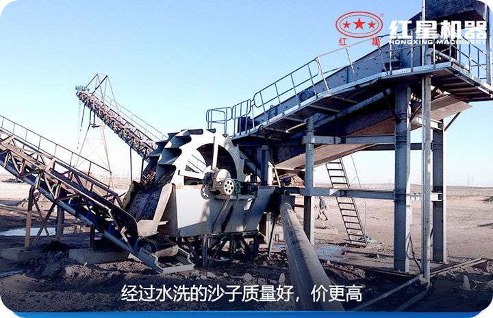 客戶(hù)洗沙廠(chǎng)現(xiàn)場(chǎng)