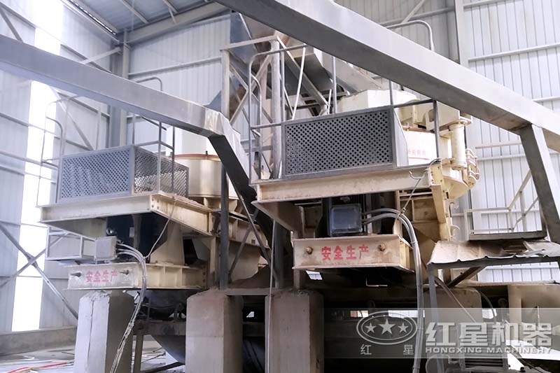 河南時(shí)產(chǎn)150T花崗巖制砂機(jī)生產(chǎn)線客戶現(xiàn)場