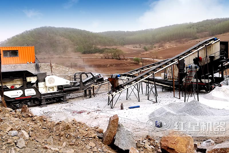 移動碎沙機客戶現(xiàn)場實拍圖 移動碎沙機客戶現(xiàn)場實拍圖