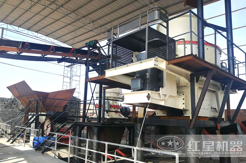 制砂生產(chǎn)現(xiàn)場(chǎng)